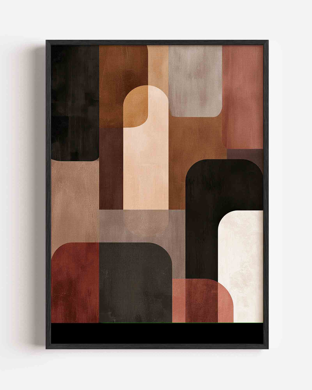 Abstracte vormen – abstracte portret poster als wanddecoratie
