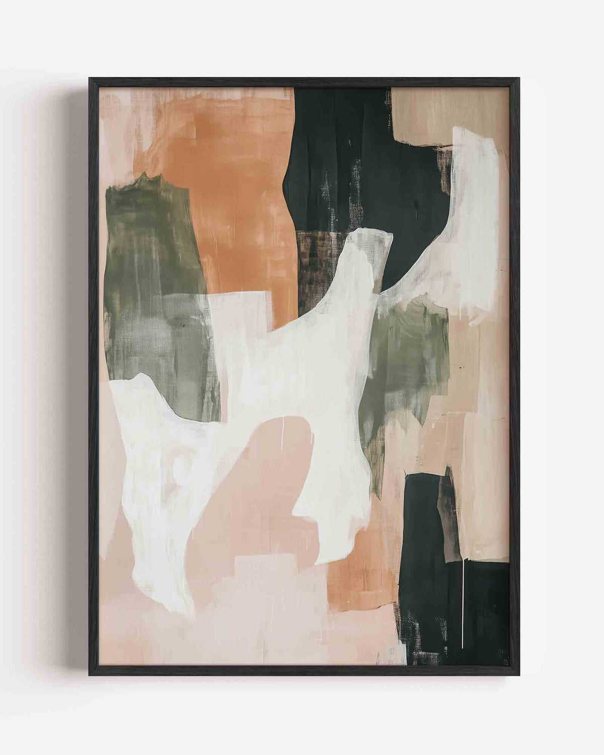 Abstracte vormen – moderne portret poster als wanddecoratie