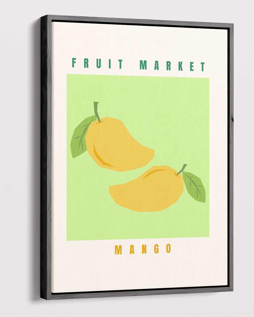 Levendige Mangokunst – modern portret kunstwerk van WallArtistic