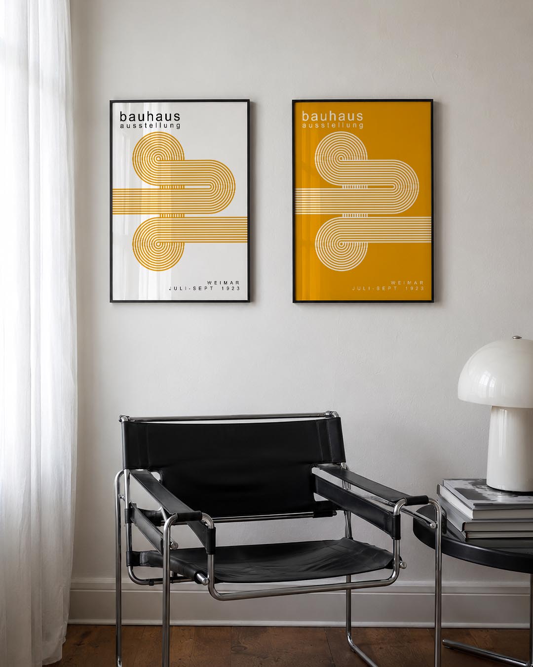 Lijnenspel en cirkelritme Posterset