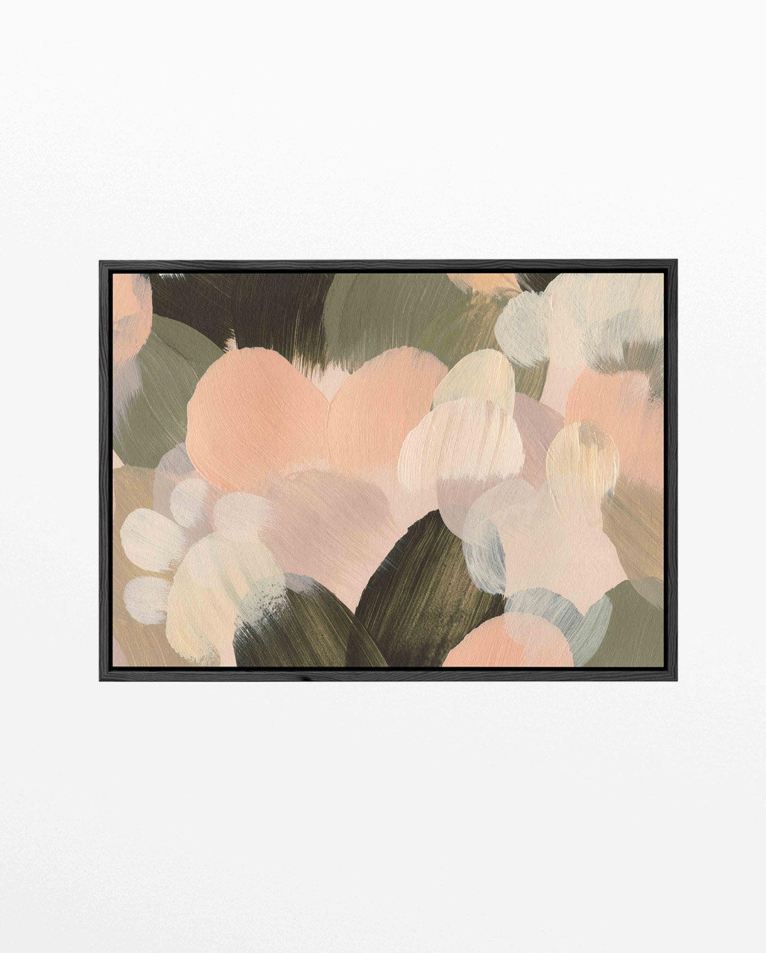 Organische vormen compositie – Harmonie – liggend wanddecoratie kunstwerk