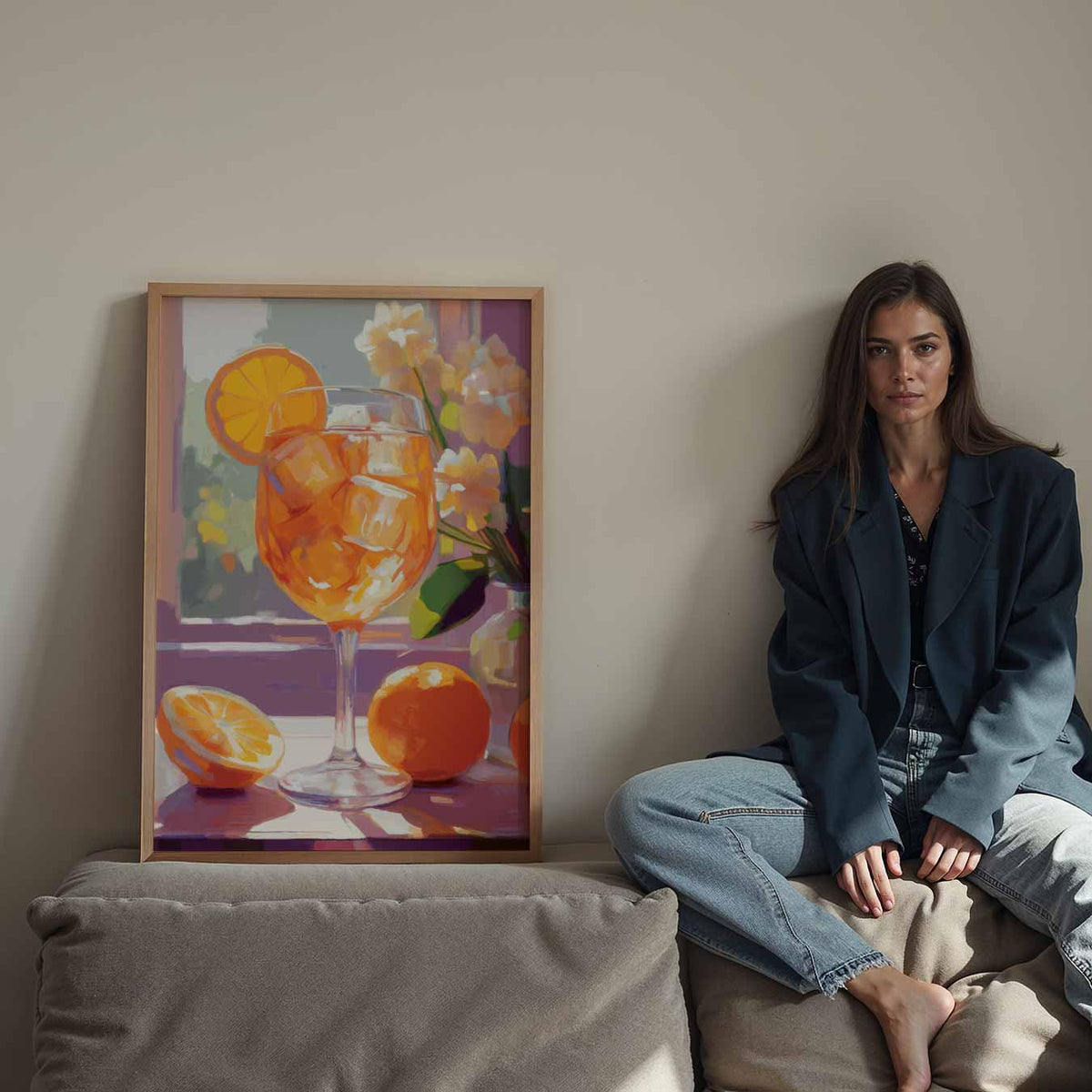 Zomerse Citrus – staande keuken wanddecoratie van WallArtistic