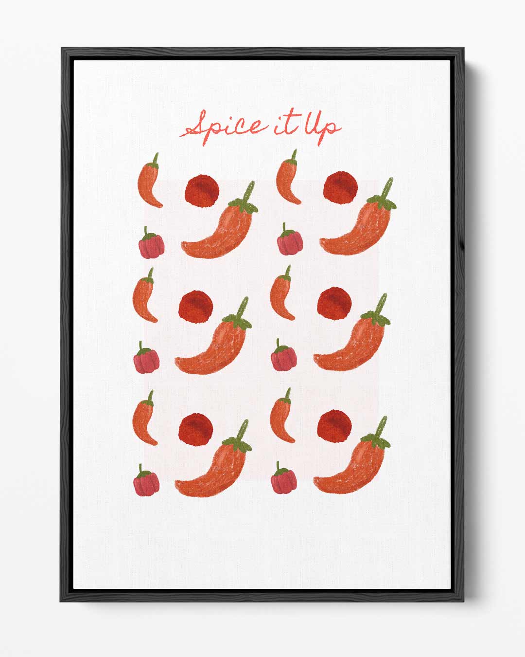 Spice it Up Poster – portret kunstwerk als wanddecoratie