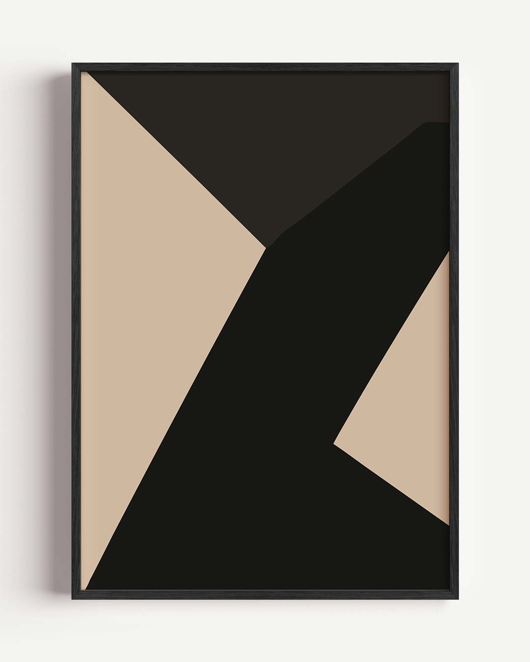 Moderne Abstracte Geometrische Kunst – kleurrijke abstracte portret poster als wanddecoratie