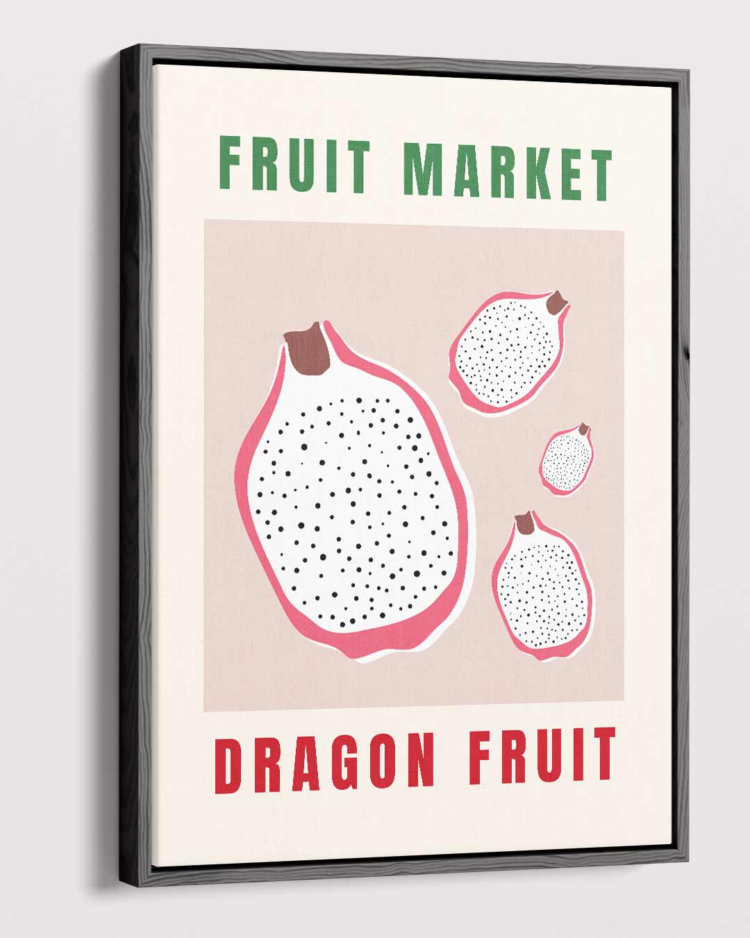 Dragon Fruit Poster – modern portret kunstwerk van WallArtistic