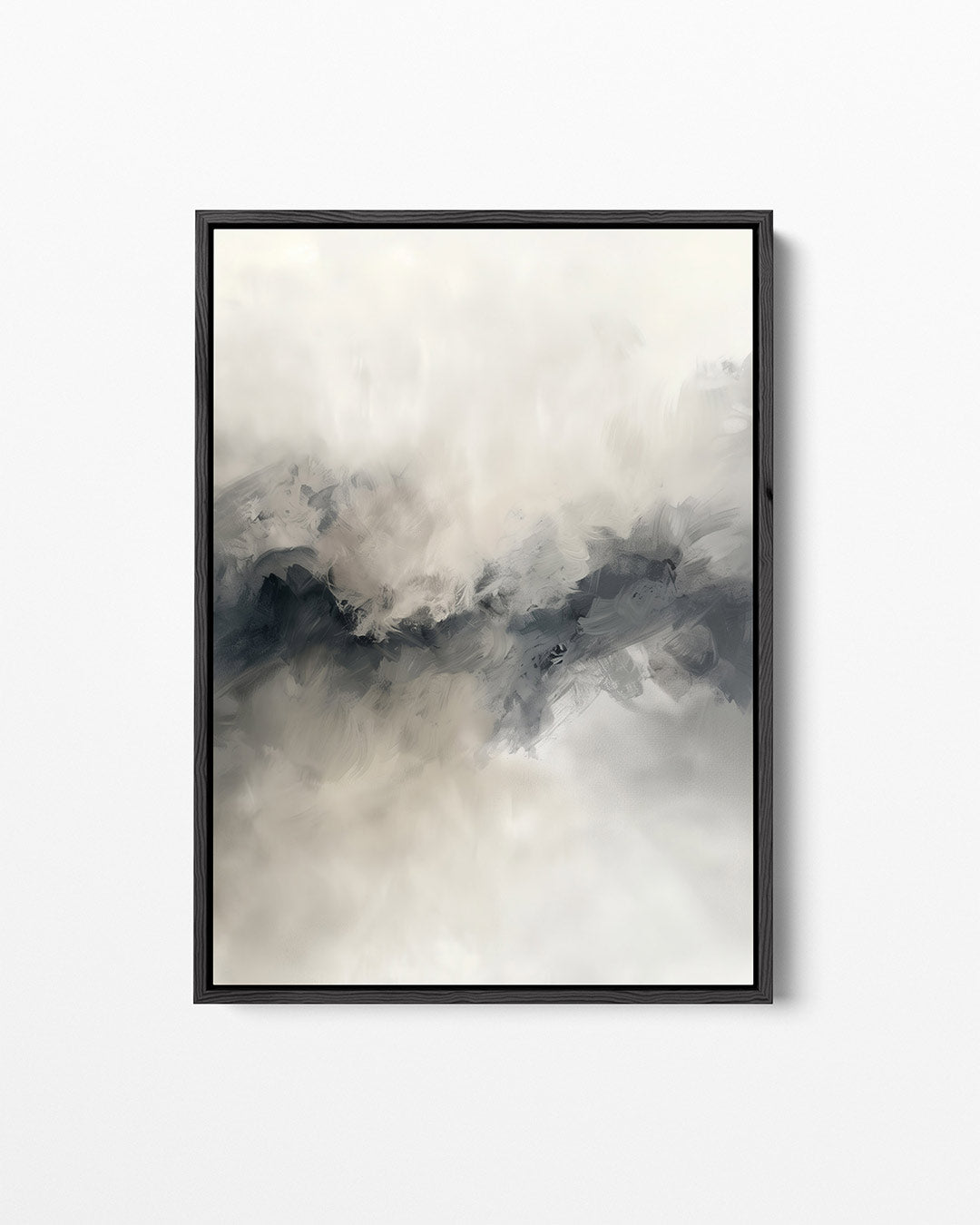 Vloeiende grijstinten – staand wanddecoratie kunstwerk