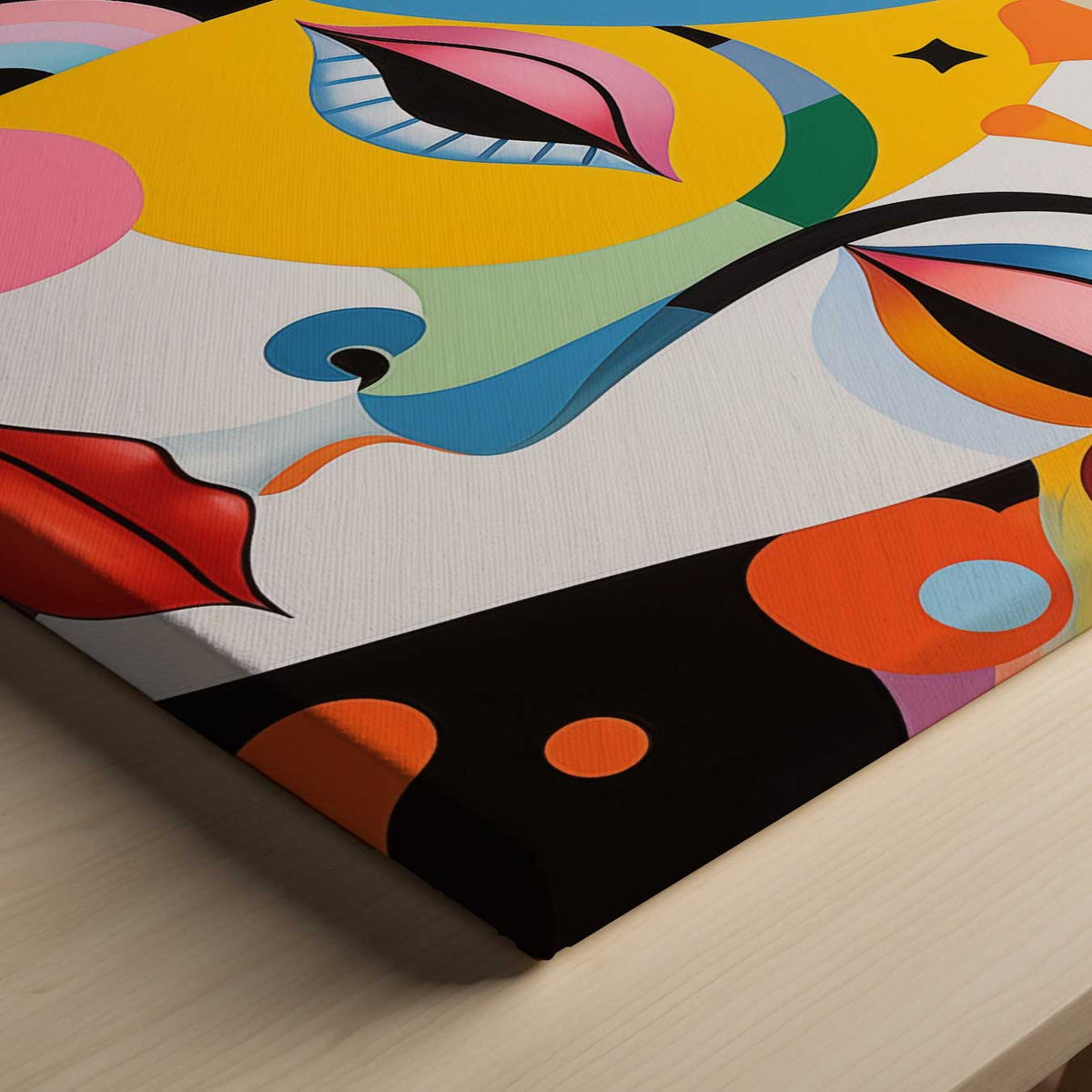 Kleurrijke Dromen – canvas kunstwerk als wanddecoratie