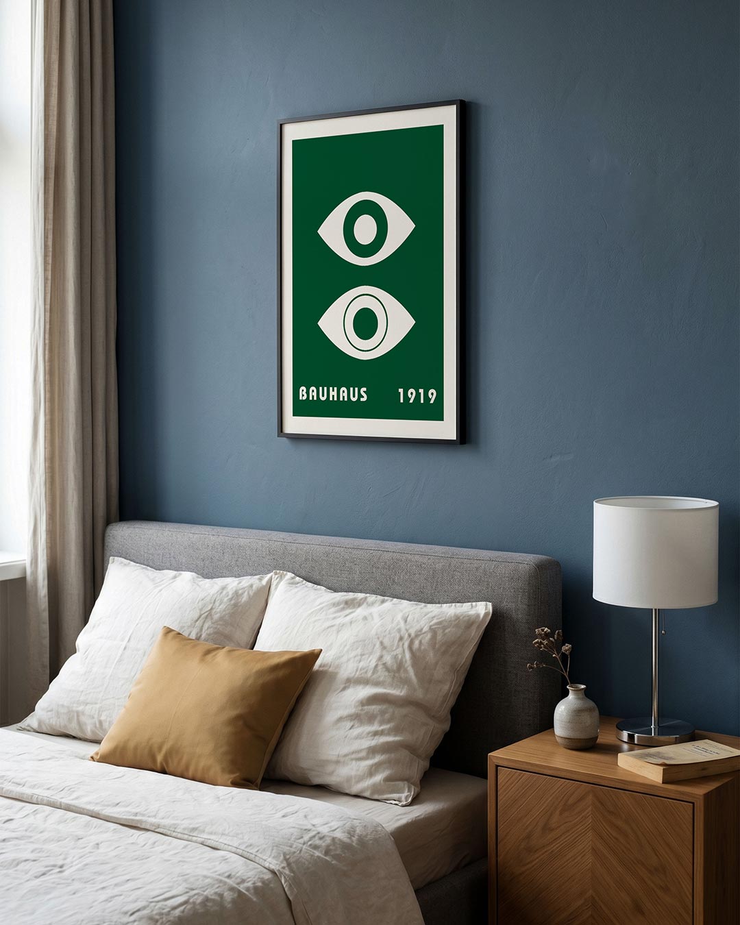  – staande Bauhaus poster voor aan de muur