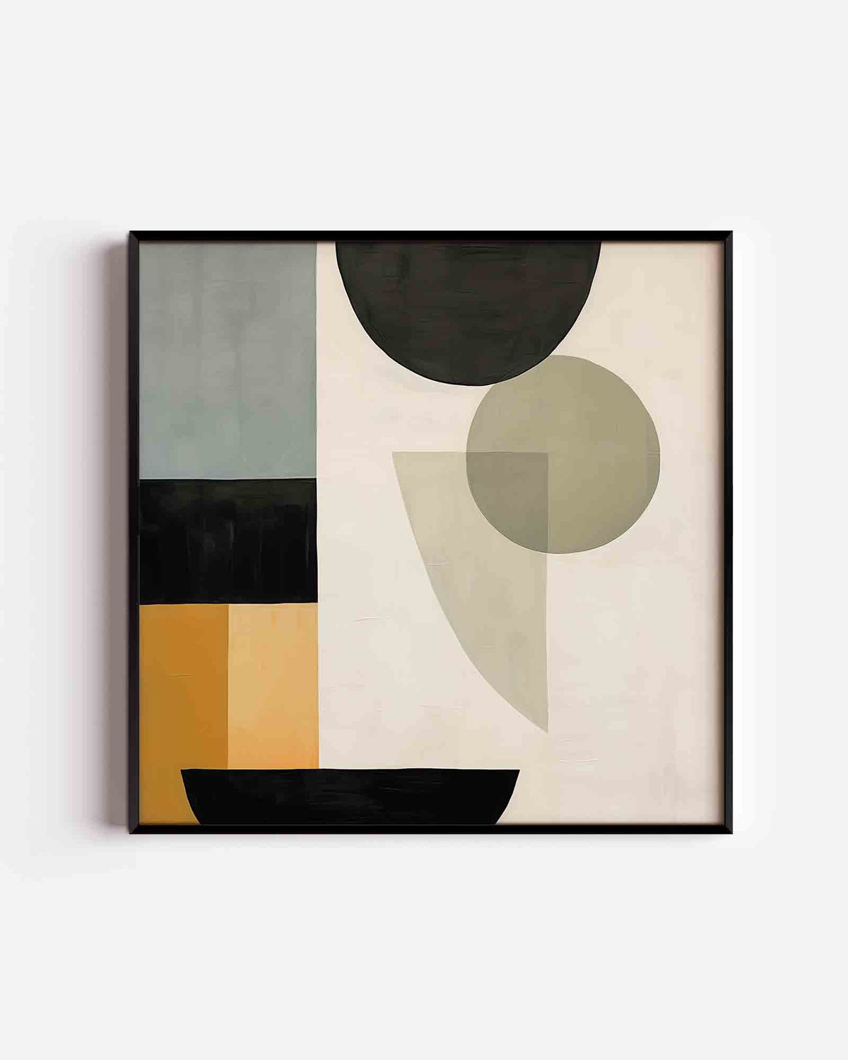 Abstracte vormen – abstracte vierkante poster als wanddecoratie