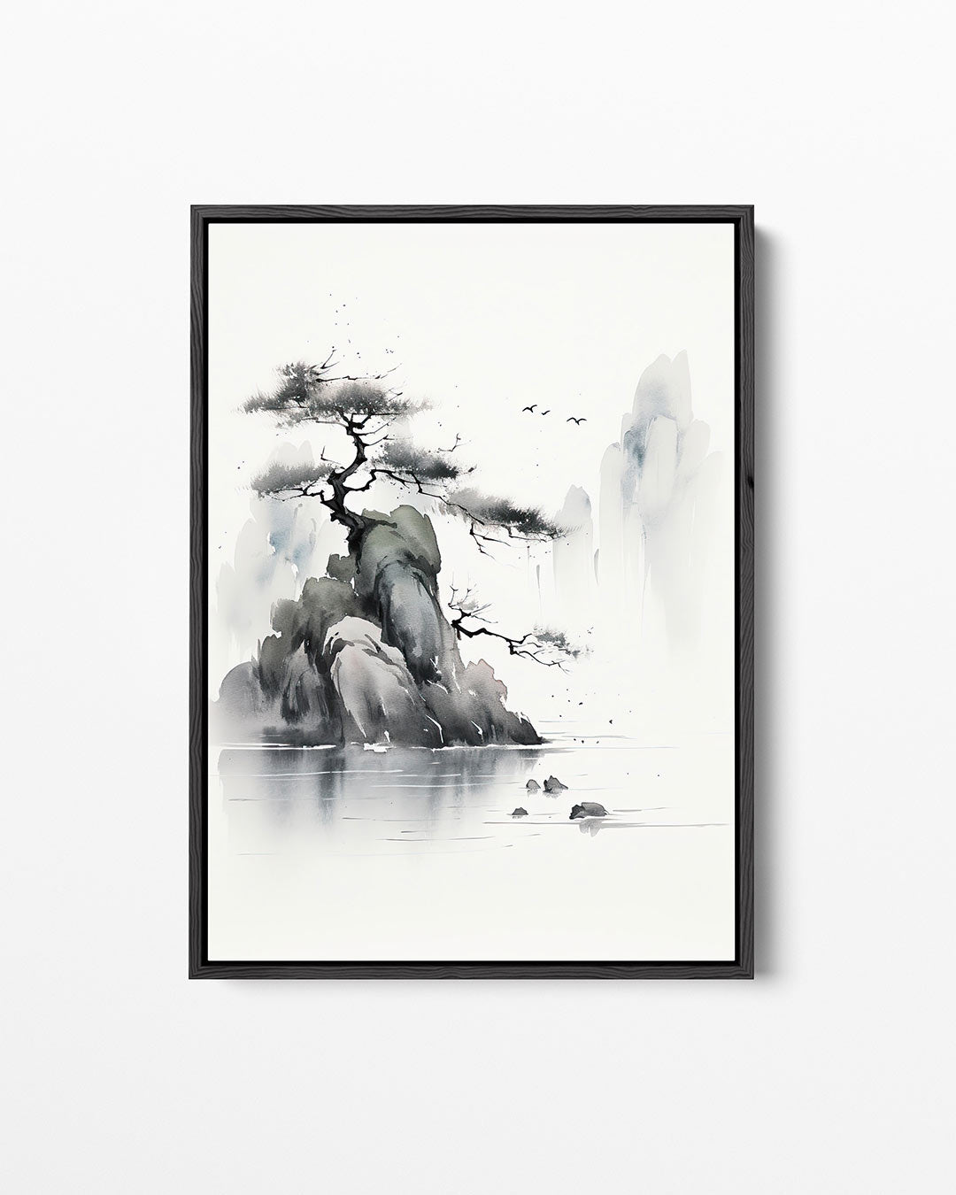 Serene natuurscène – staand wanddecoratie kunstwerk