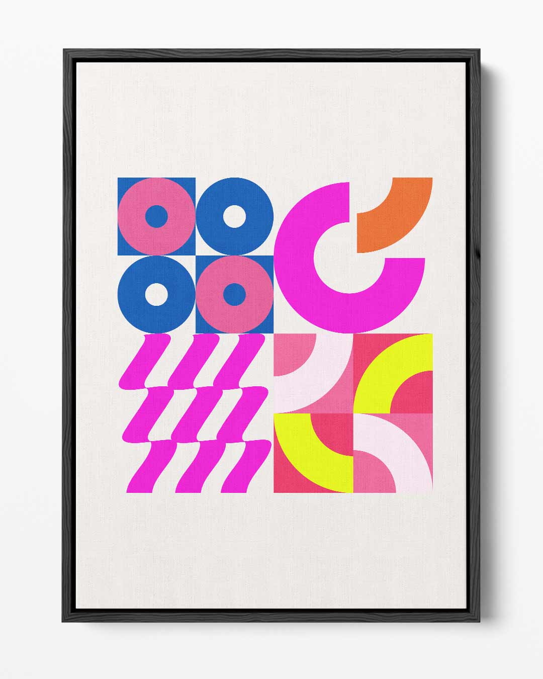 Kleurenexplosie Wanddecoratie – portret kunstwerk als wanddecoratie