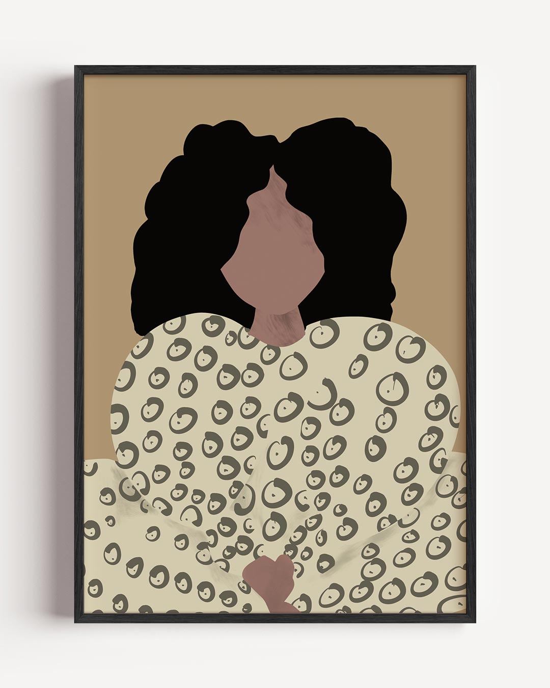 Stijlvolle Abstracte Vrouwelijke Portretposter – vrouwelijk portret poster als wanddecoratie