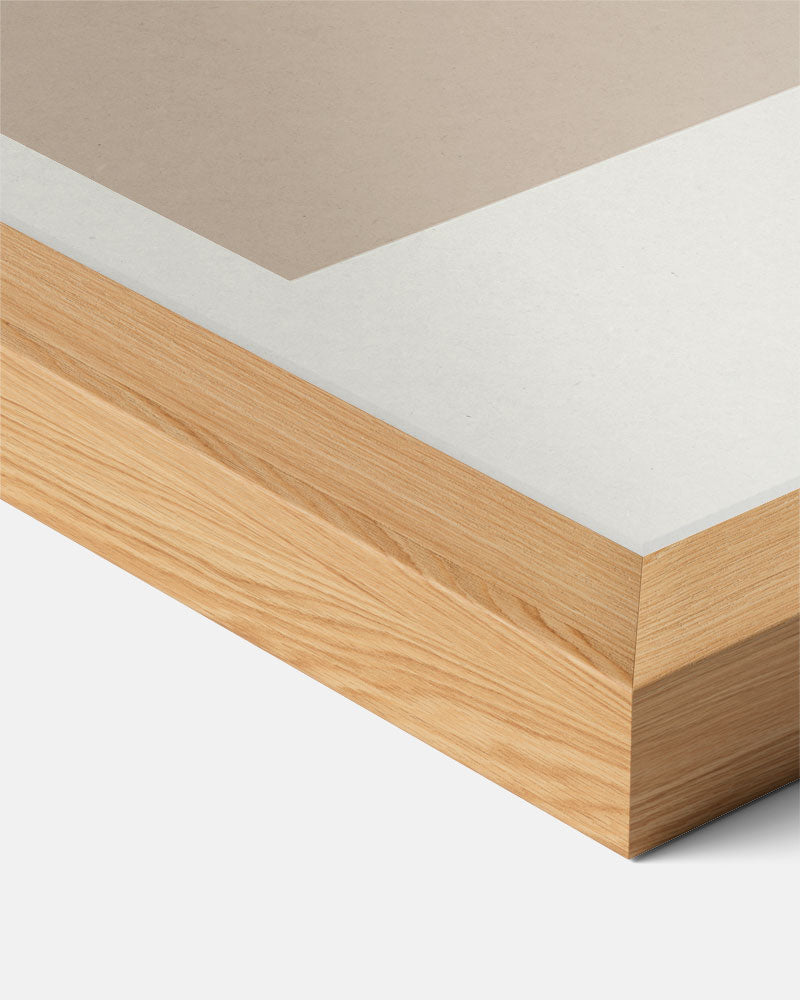 Abstracte Natuurtinten – staande keuken wanddecoratie van WallArtistic