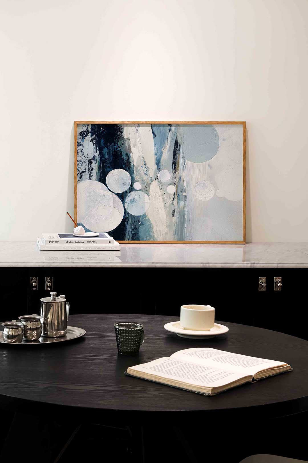 Abstracte cirkels – abstracte poster in liggend formaat