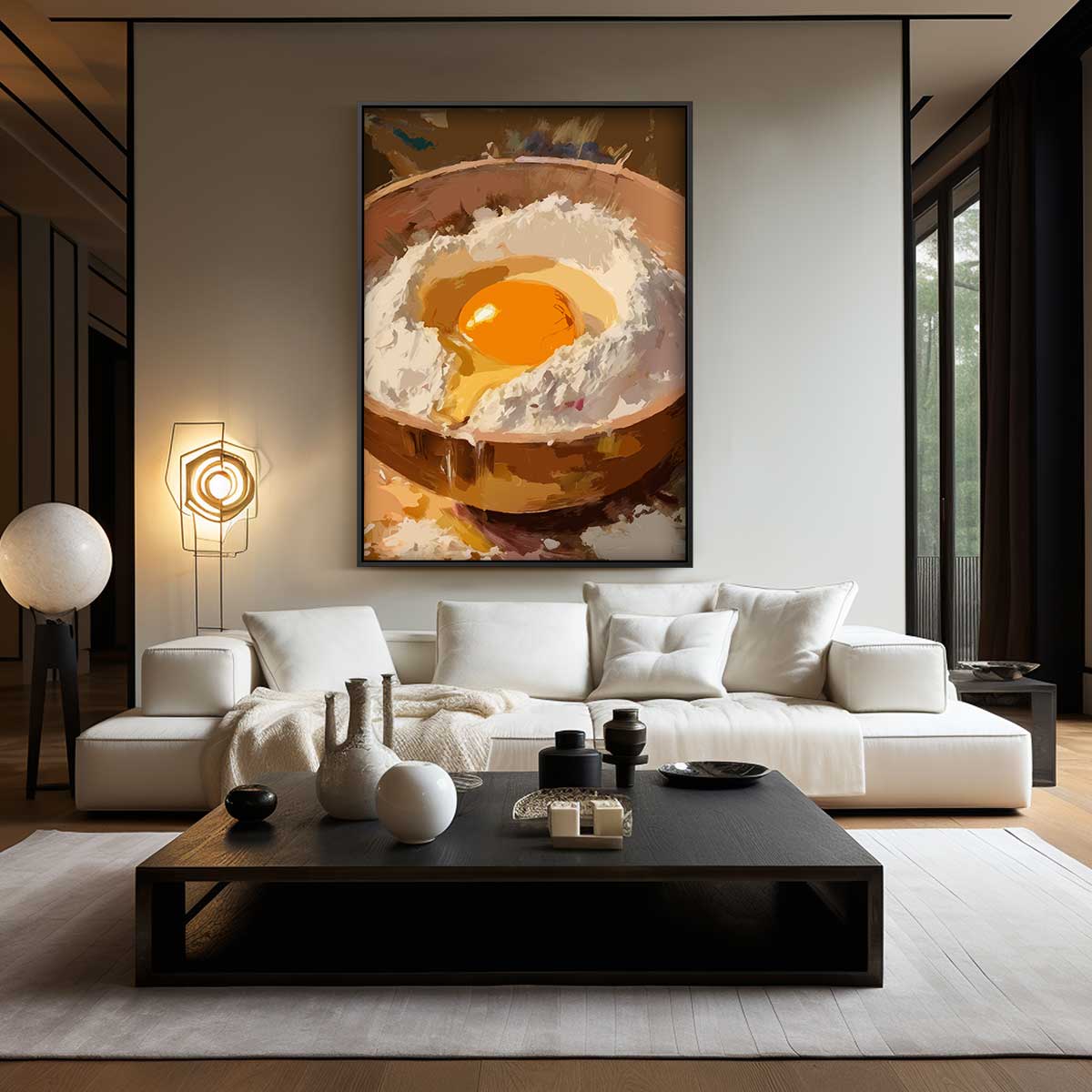 Het Magische Baksel – kunstwerk met zwarte baklijst