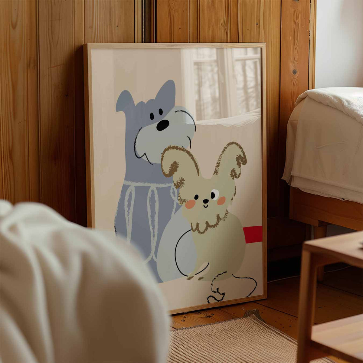 Vrolijke Vrienden – kinderposter in staand formaat