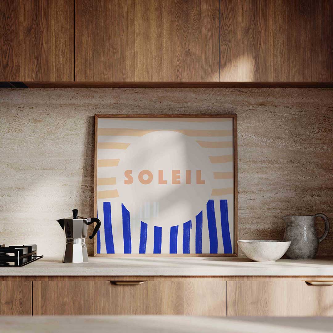 Soleil – culinaire wandkunst als vierkante poster