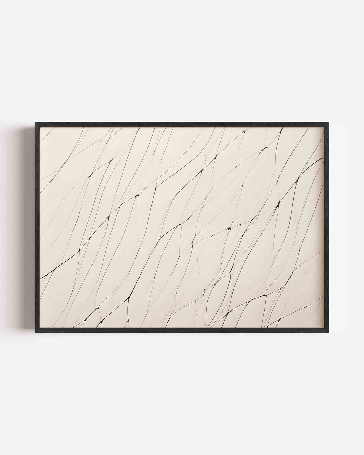 Lijnenpatroon – kleurrijke abstracte landscape poster als wanddecoratie
