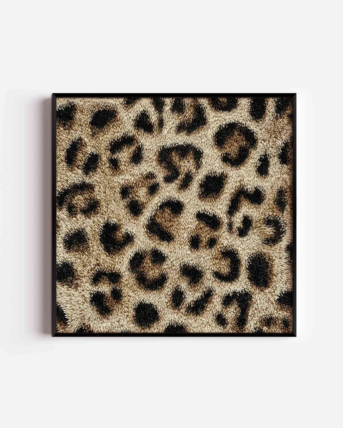 Luipaardpatroon – jungle vierkante poster als wanddecoratie
