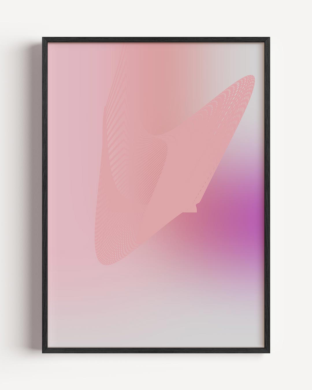 Dromerige Abstracte Zachte Pastel – kleurrijke abstracte portret poster als wanddecoratie