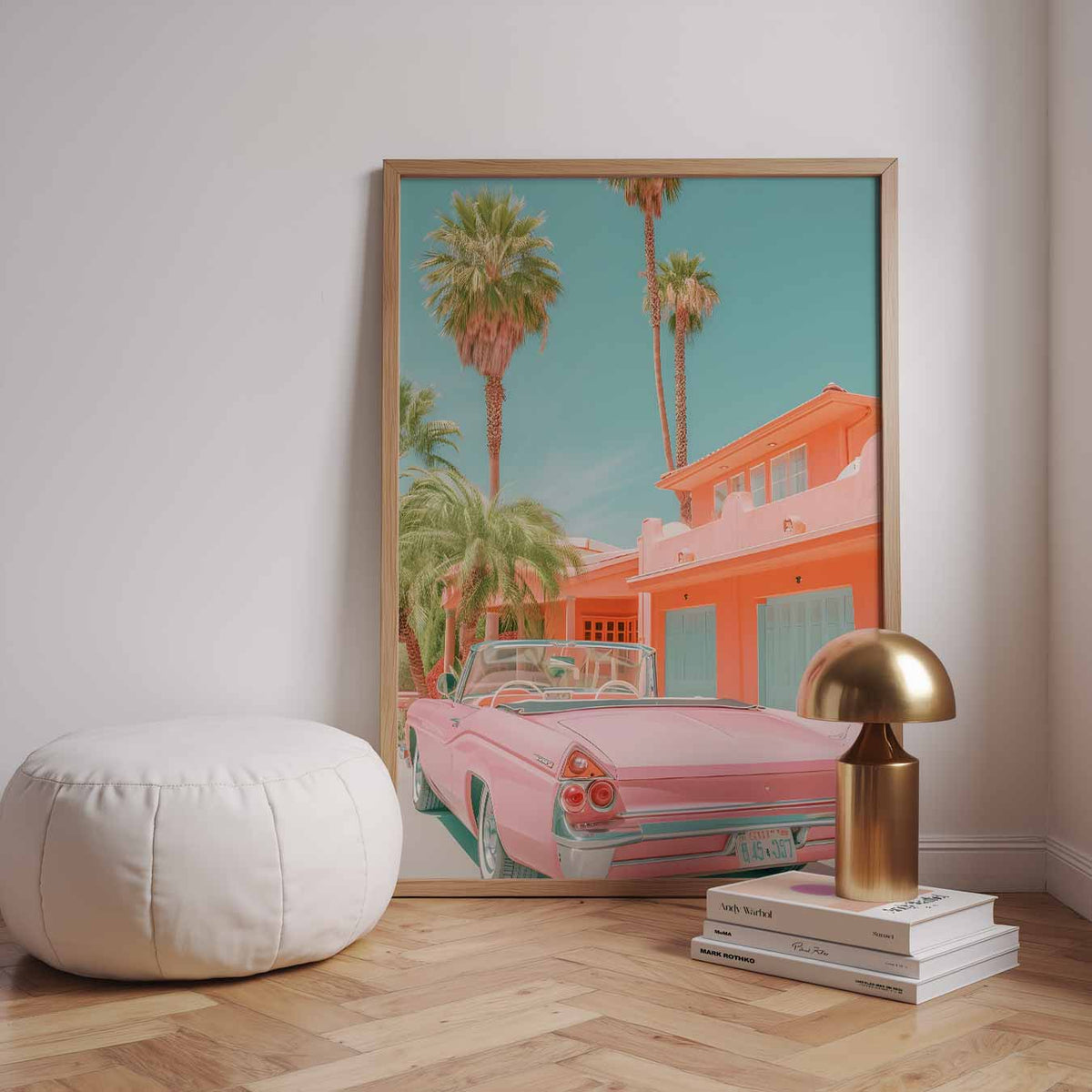 Retro Zomer Droom – urban poster in staand formaat