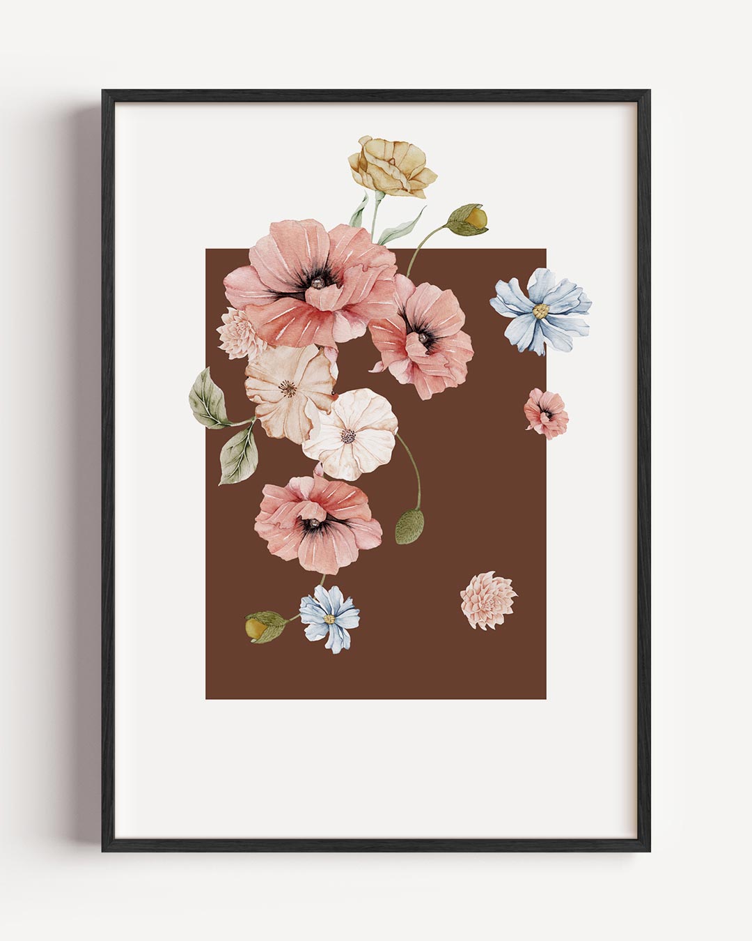 Bloemenpracht Wanddecoratie – bloemen portret poster als wanddecoratie