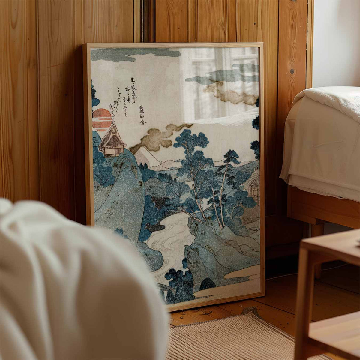 Betoverend Japans Landschap – staande muurposter voor de kinderkamer