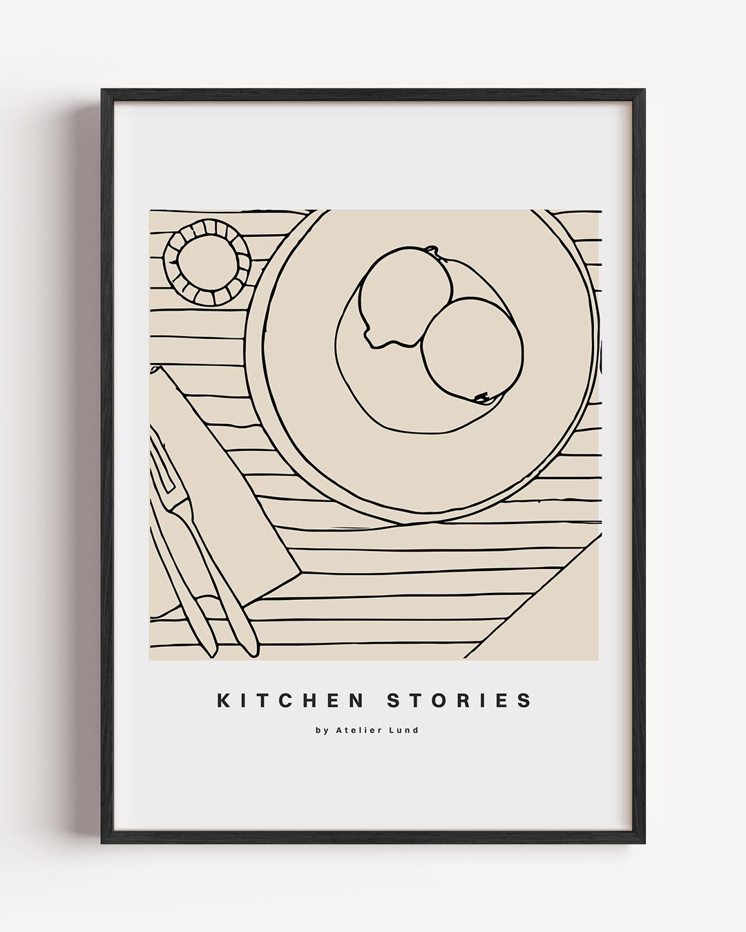 Kitchen Stories – keuken portret poster als wanddecoratie