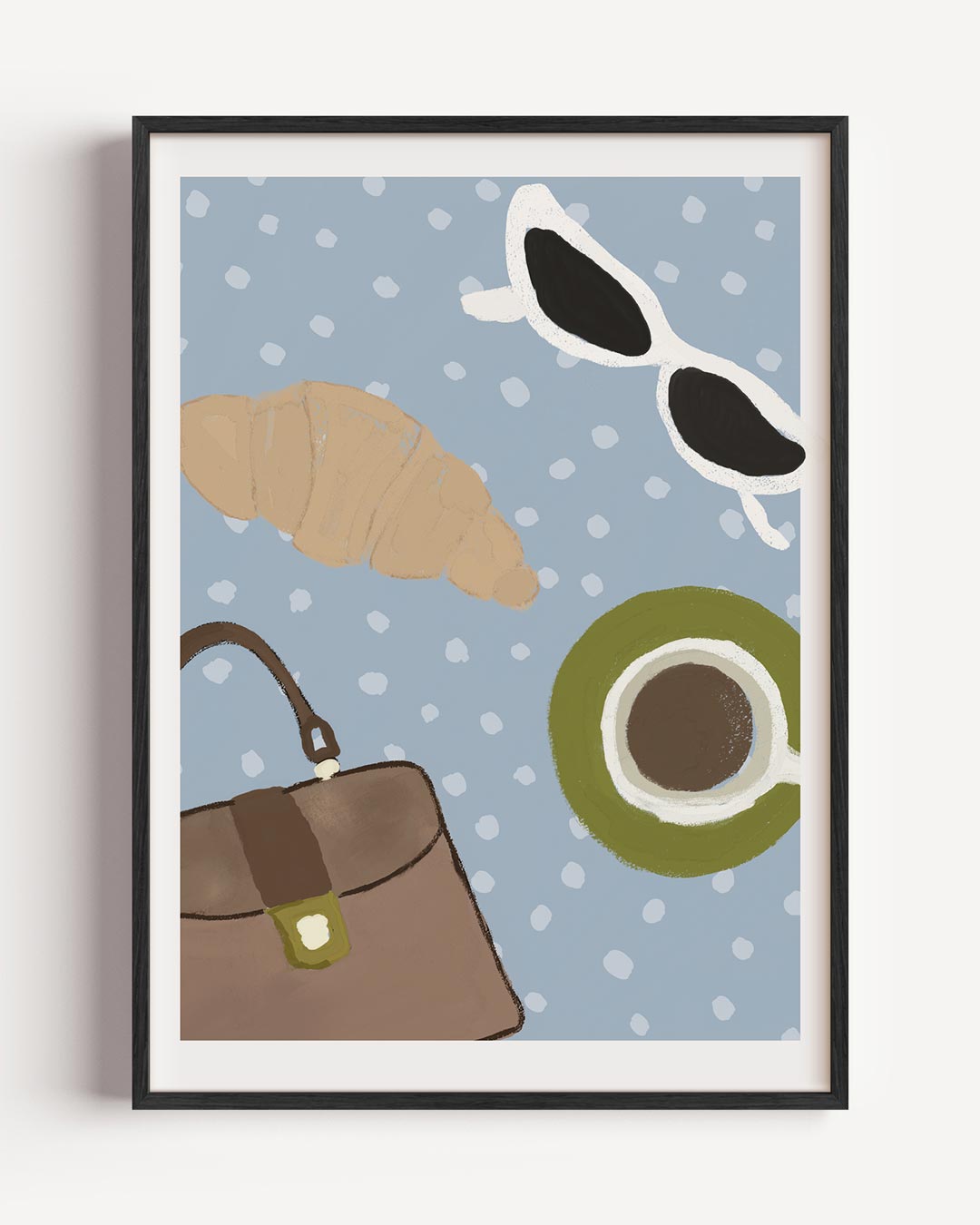 Stijlvolle Ontbijt Chic – keuken portret poster als wanddecoratie