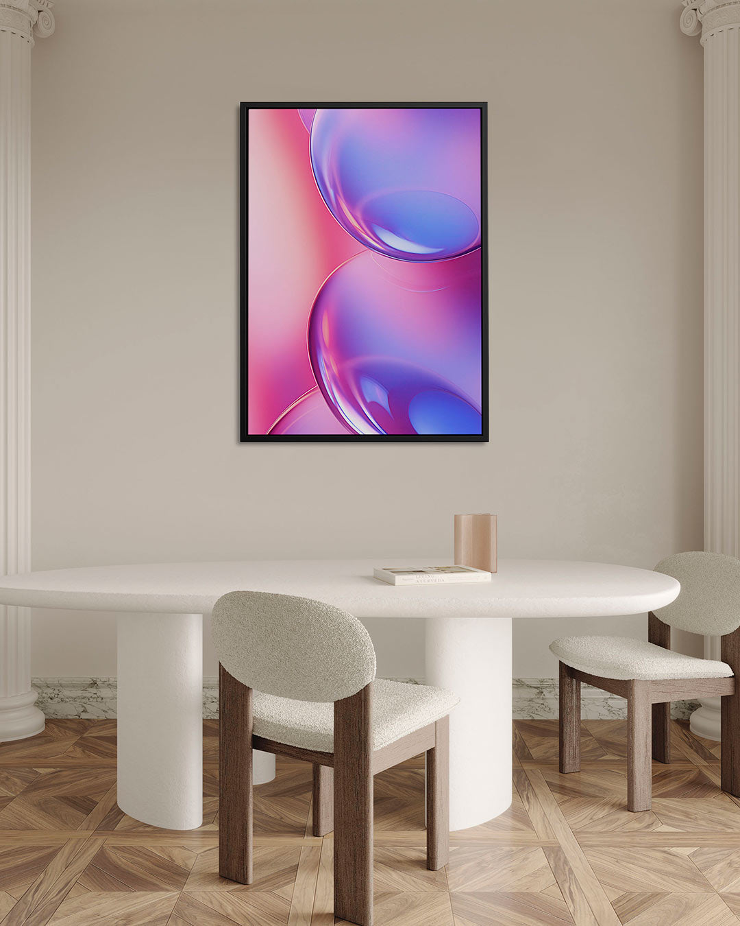 Organische vormen – Staande wanddecoratie – alternatieve weergave van het kunstwerk