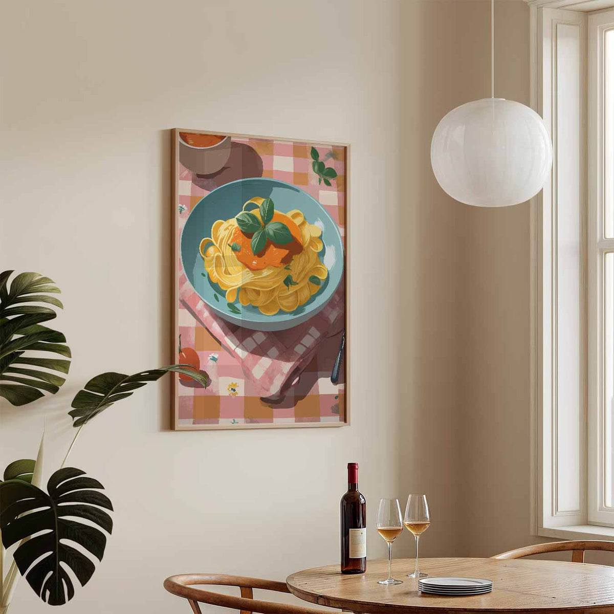 Italiaanse Keuken Sfeerposter – staande keuken wanddecoratie van WallArtistic