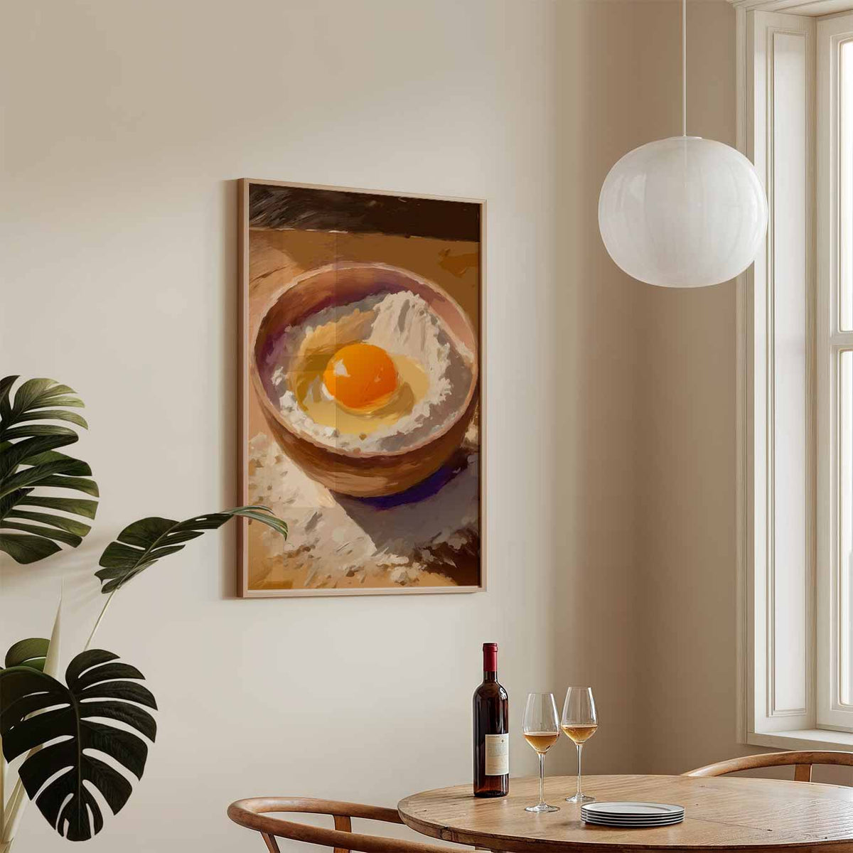 Keuken Kunst: Koken met Passie – keukenposter in staand formaat