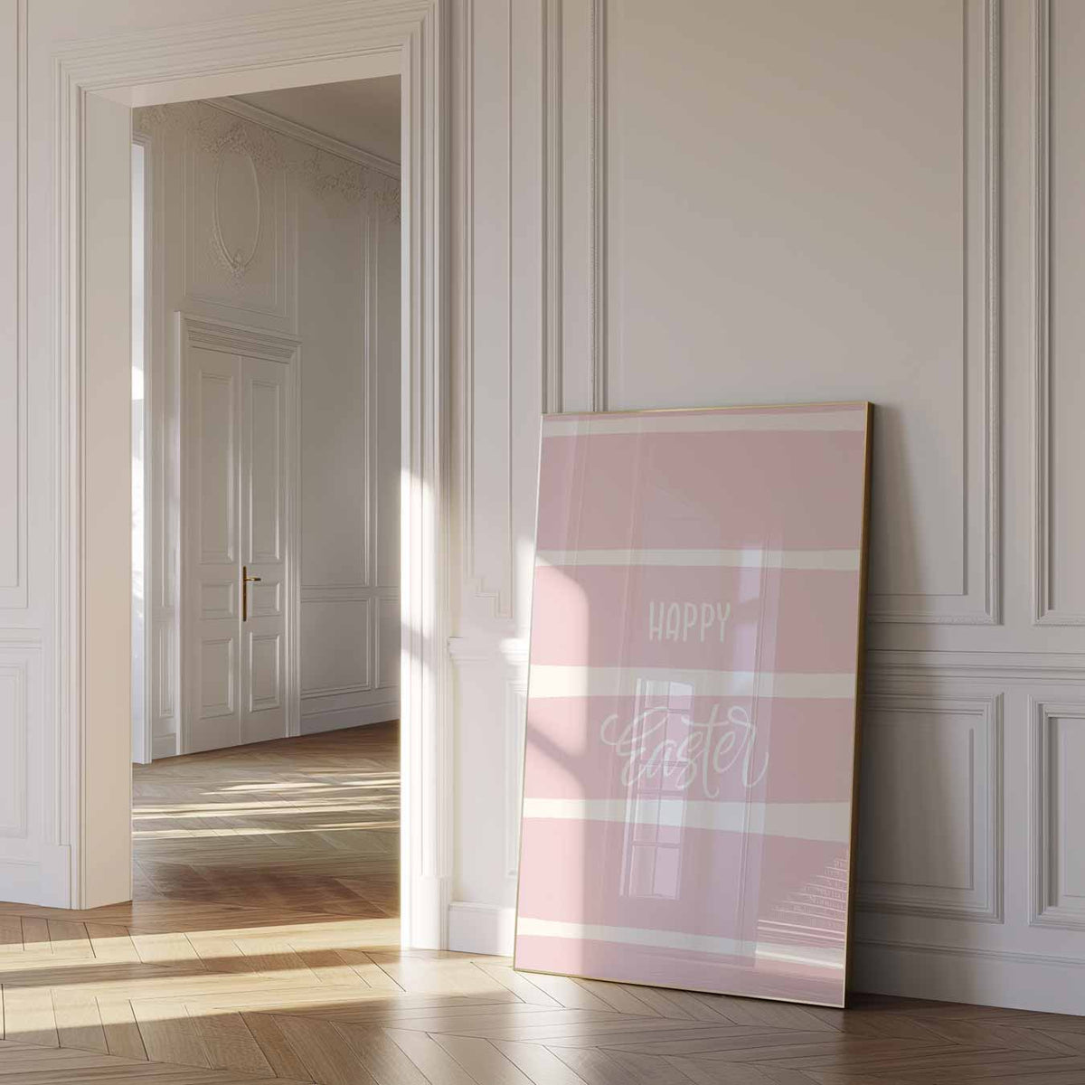 Vrolijke Paasposter – paas poster als vrolijke staande wanddecoratie