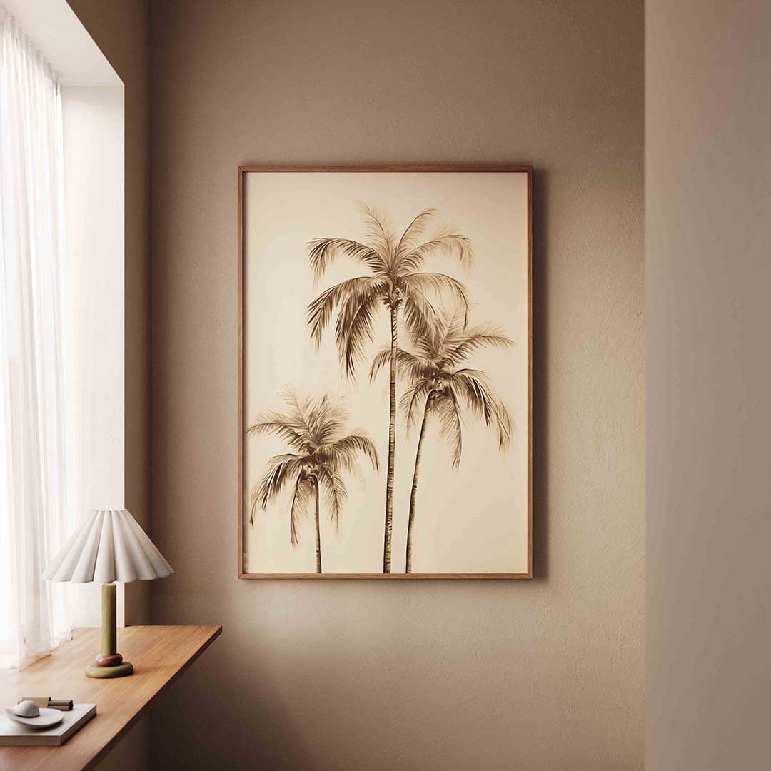 Palmbomen – staande jungle wanddecoratie van WallArtistic