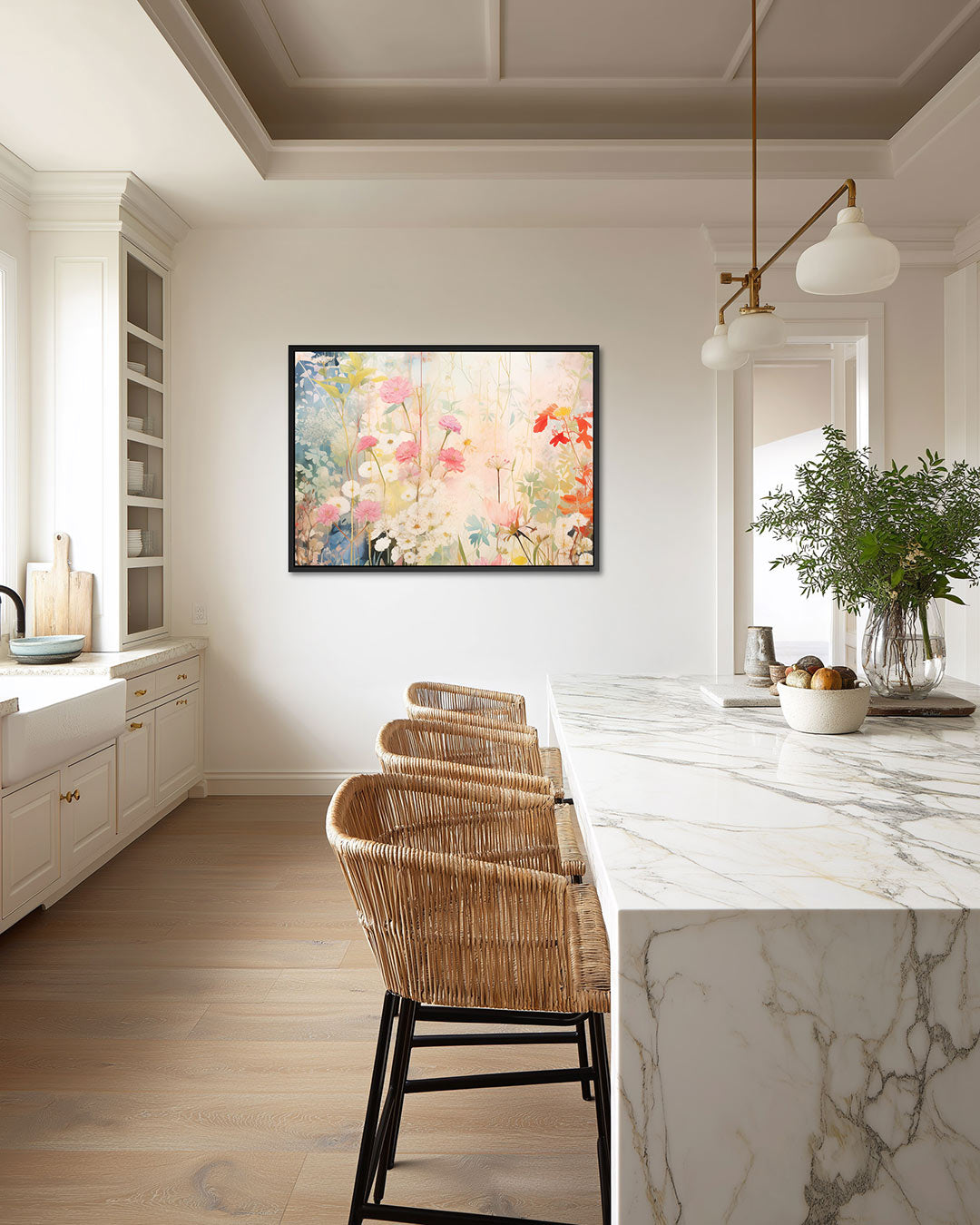 Bloemenpracht – wanddecoratie in interieur
