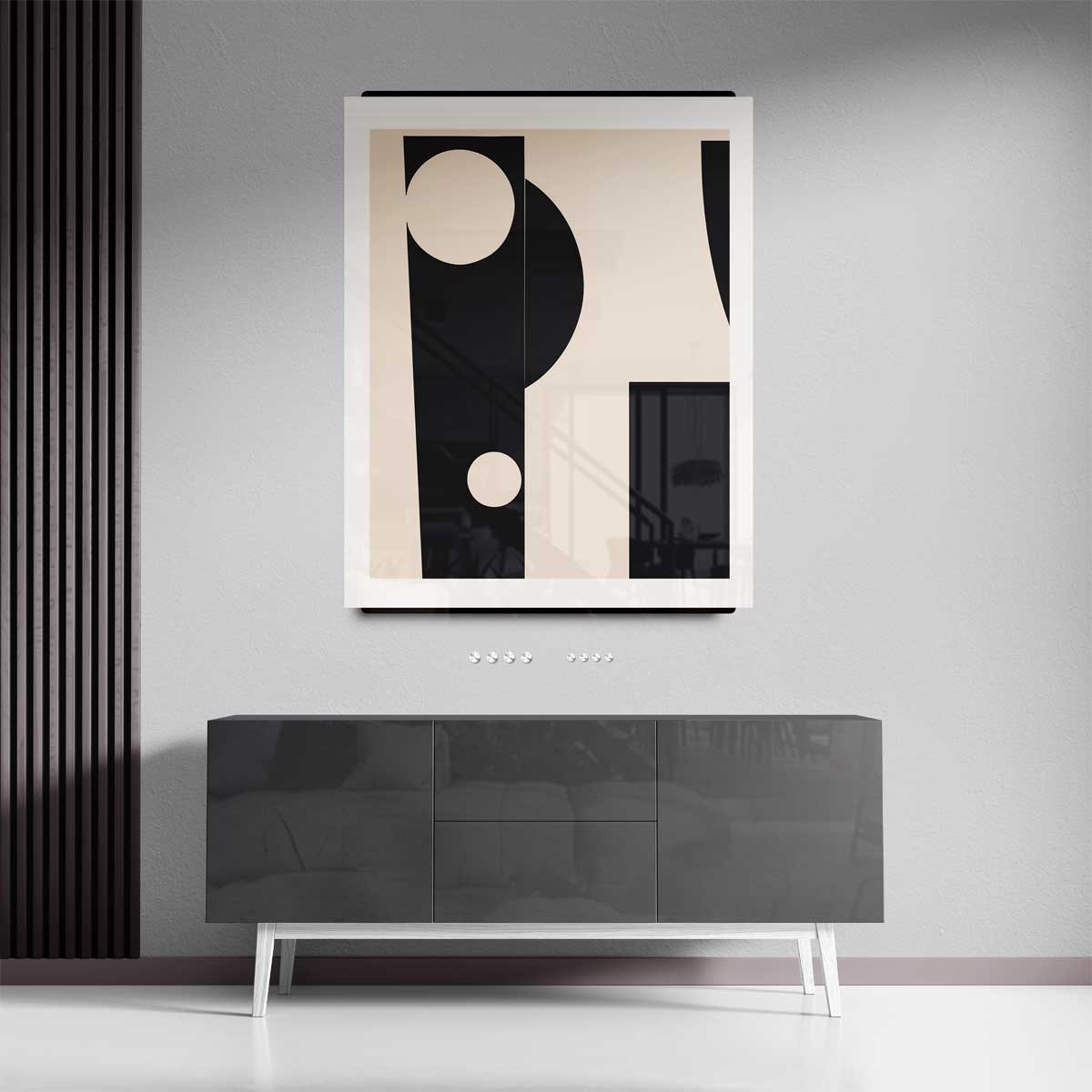 Stijlvolle Geometrie Poster – portret wandkunst van WallArtistic