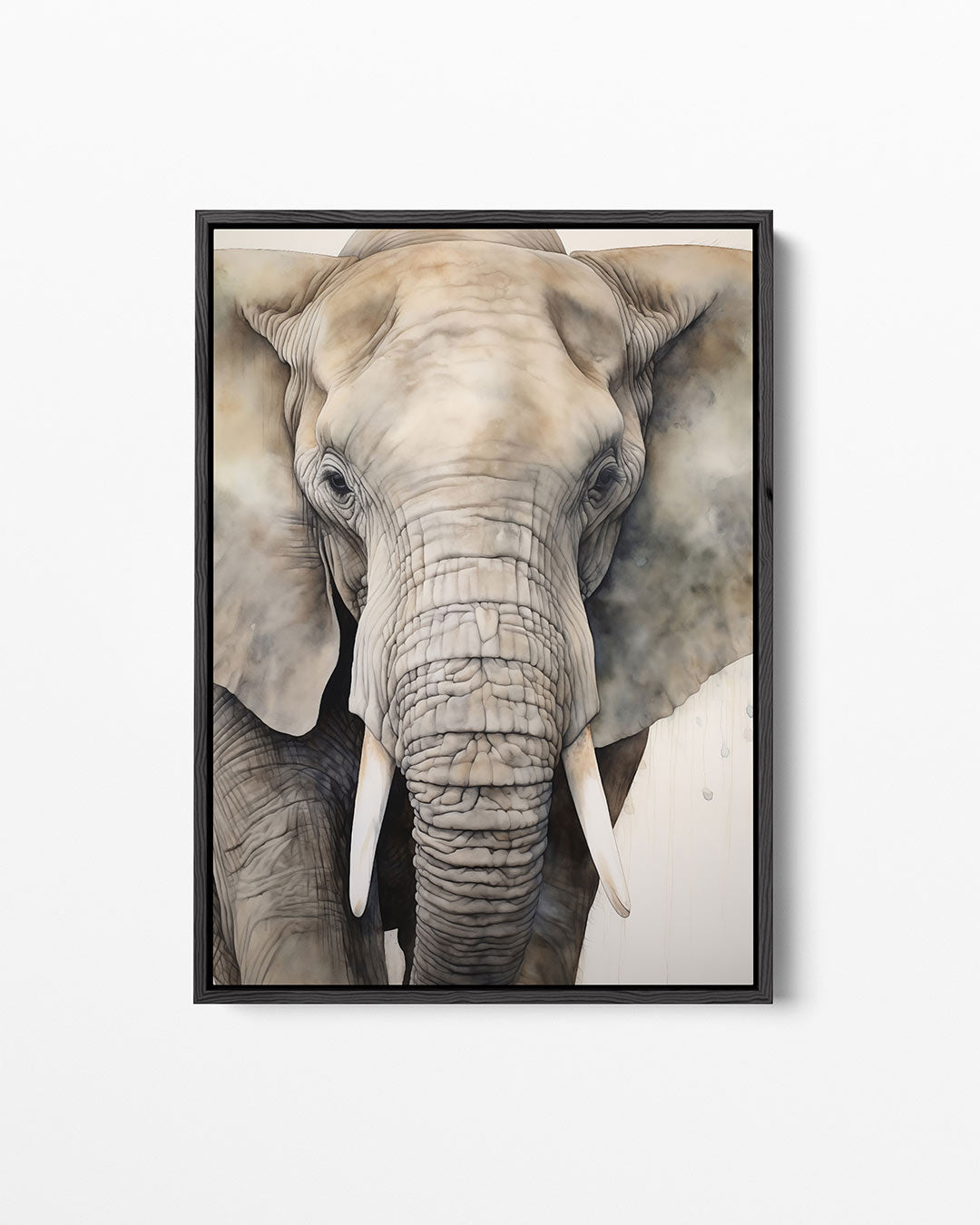 Olifant portret – staand wanddecoratie kunstwerk