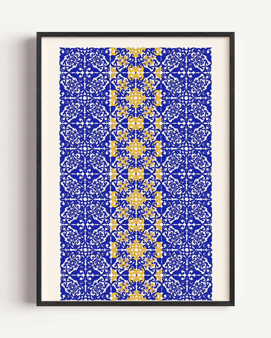Koninklijk Patronenparadijs – keuken portret poster als wanddecoratie