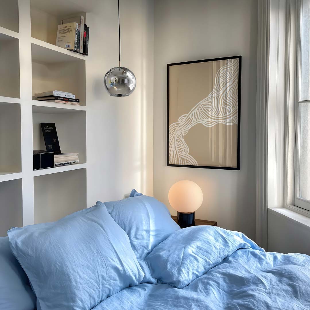 Organische Lijnen – staande abstracte wanddecoratie van WallArtistic