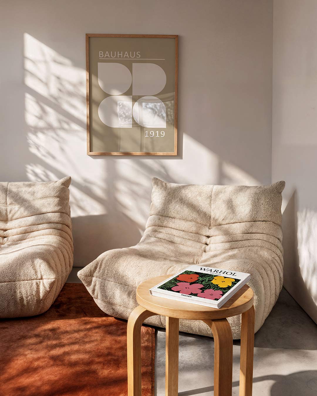 Vorm en balans – moderne Bauhaus wandkunst als poster