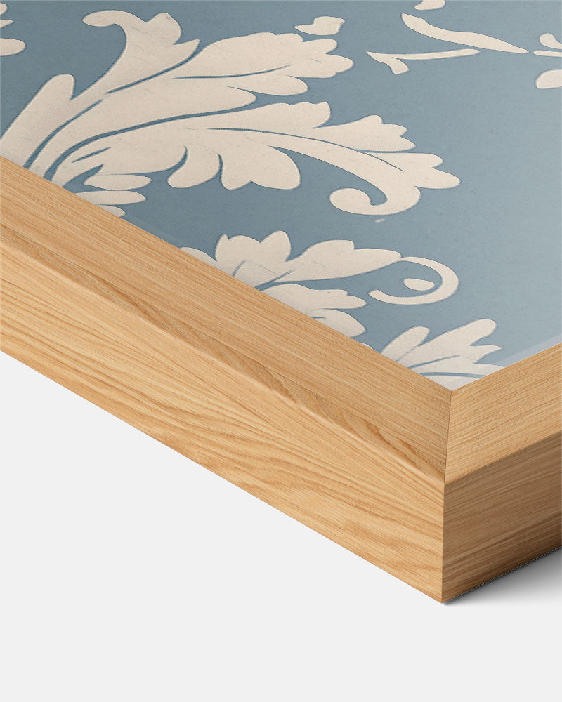 Elegant Damast Patroon – abstracte textuur poster in staand formaat