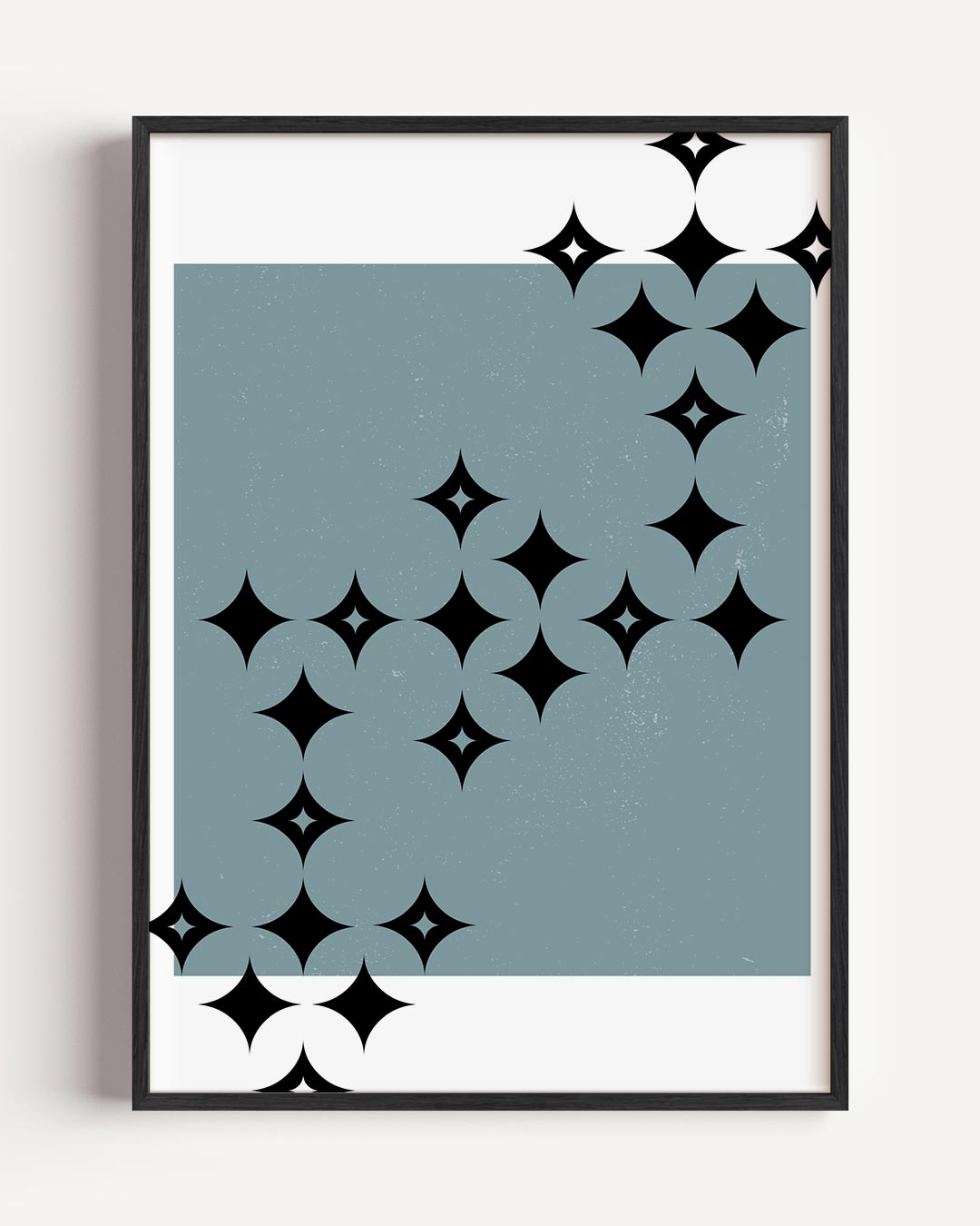Sparkle in Turquoise – elegante portret poster als wanddecoratie