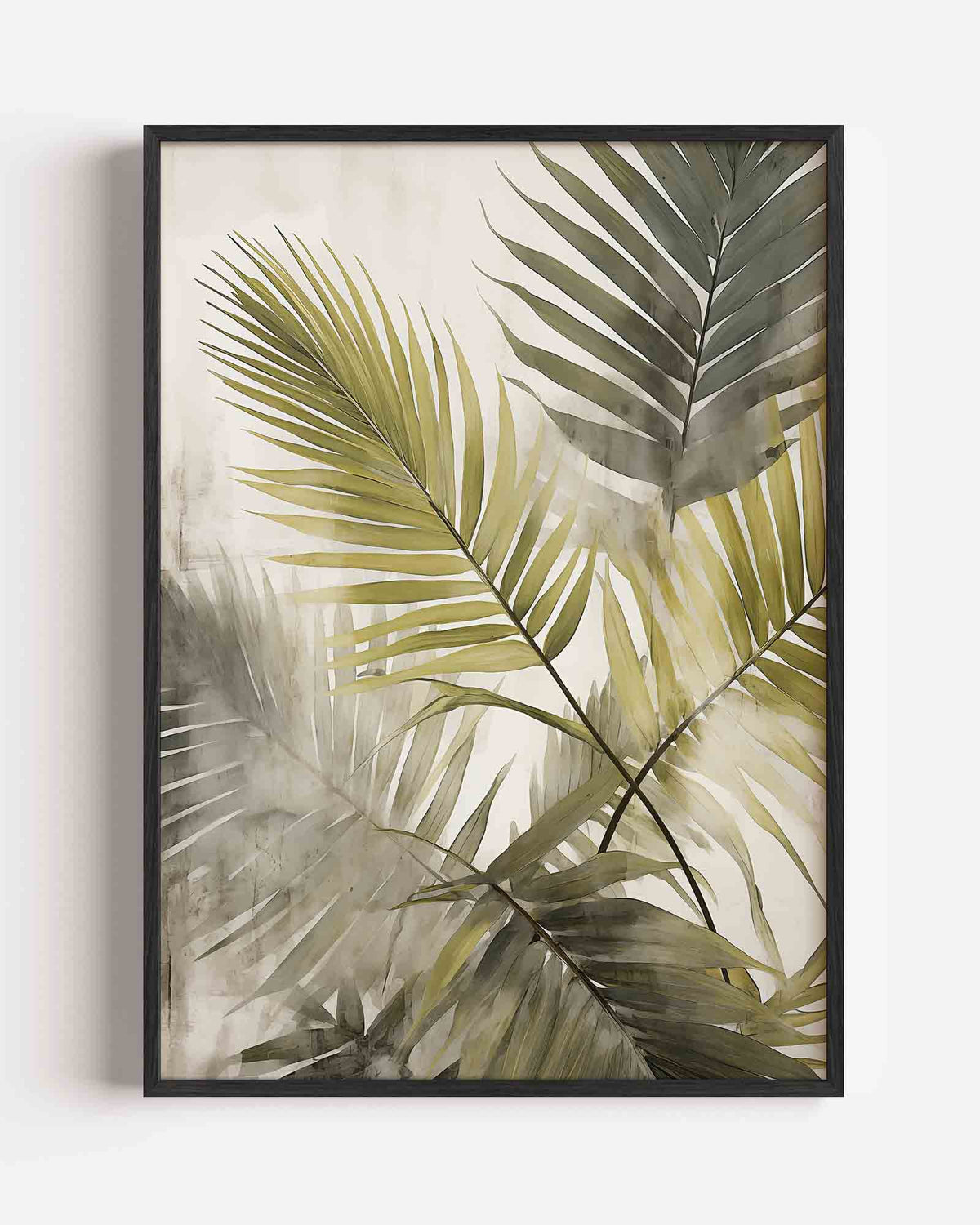 Groene bladeren – jungle portret poster als wanddecoratie