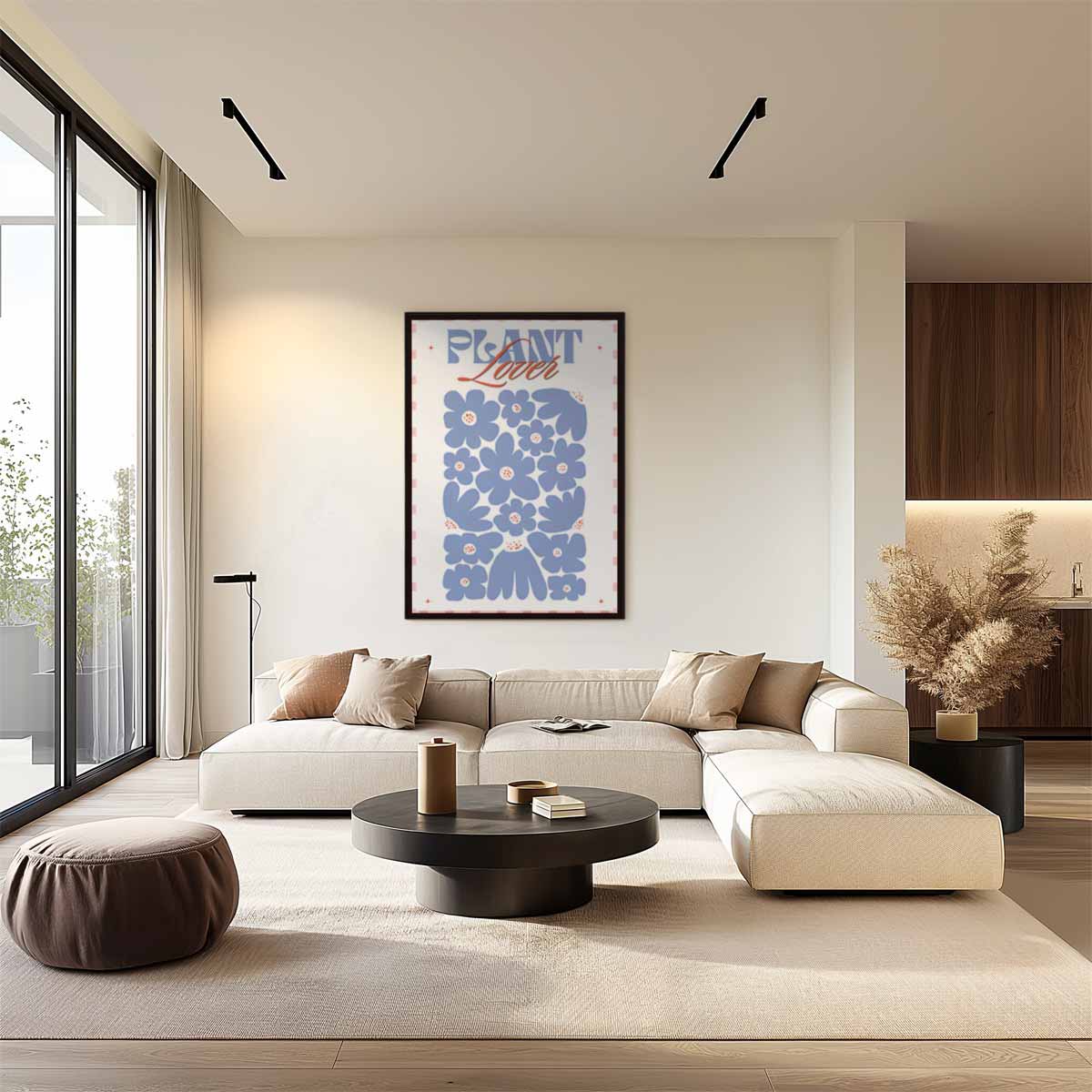 Bloemenliefhebber Poster – staand kunstwerk voor modern interieur