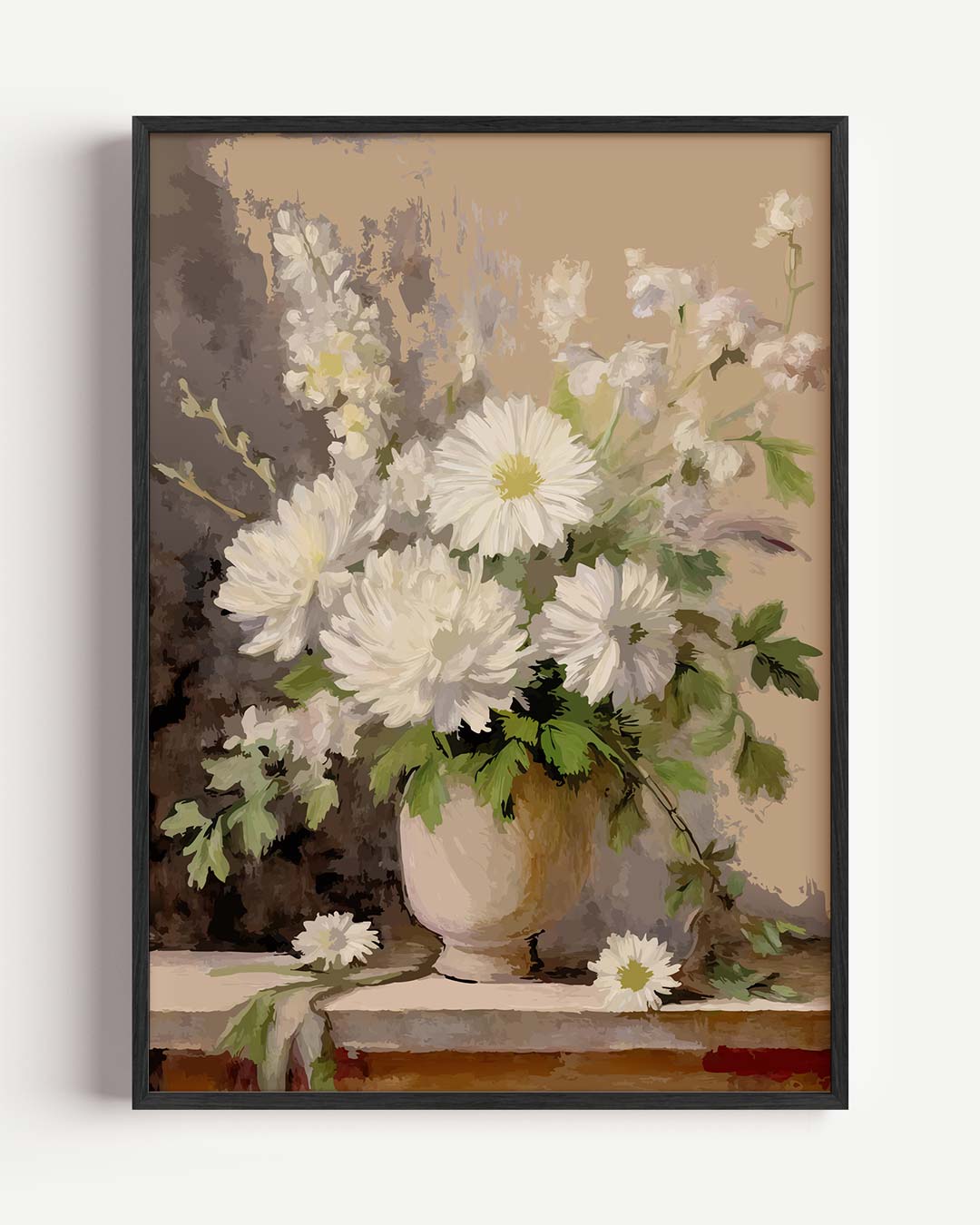 Elegante Bloemenpracht – bloemen portret poster als wanddecoratie