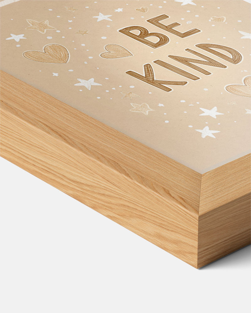 Be Kind Inspiratieposter – kids poster als vrolijke staande wanddecoratie