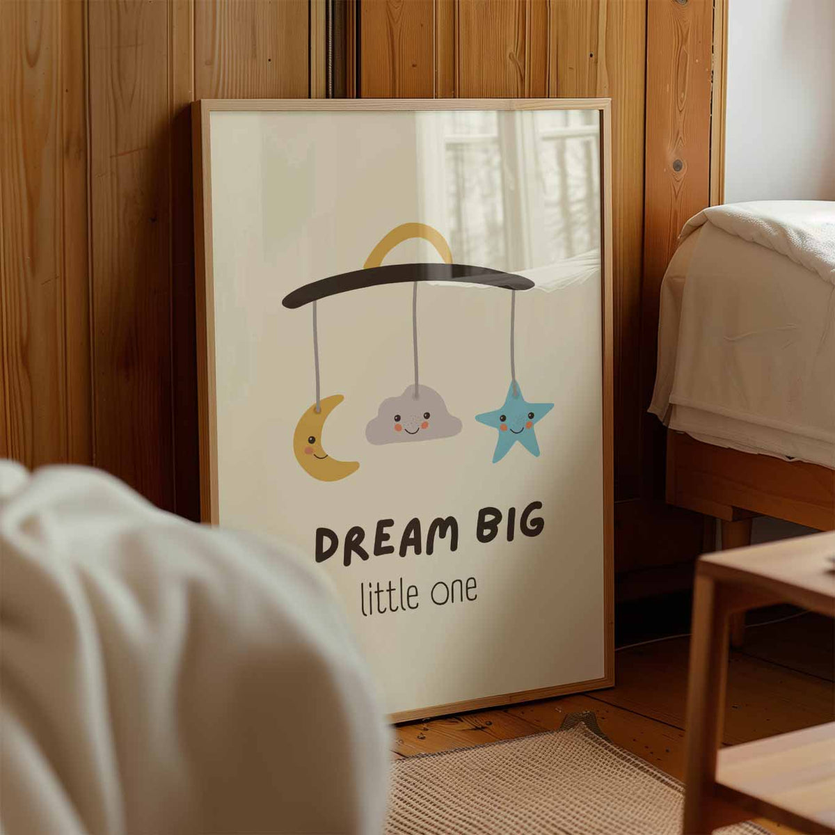 Droom Grote Dromen – kinderposter in staand formaat
