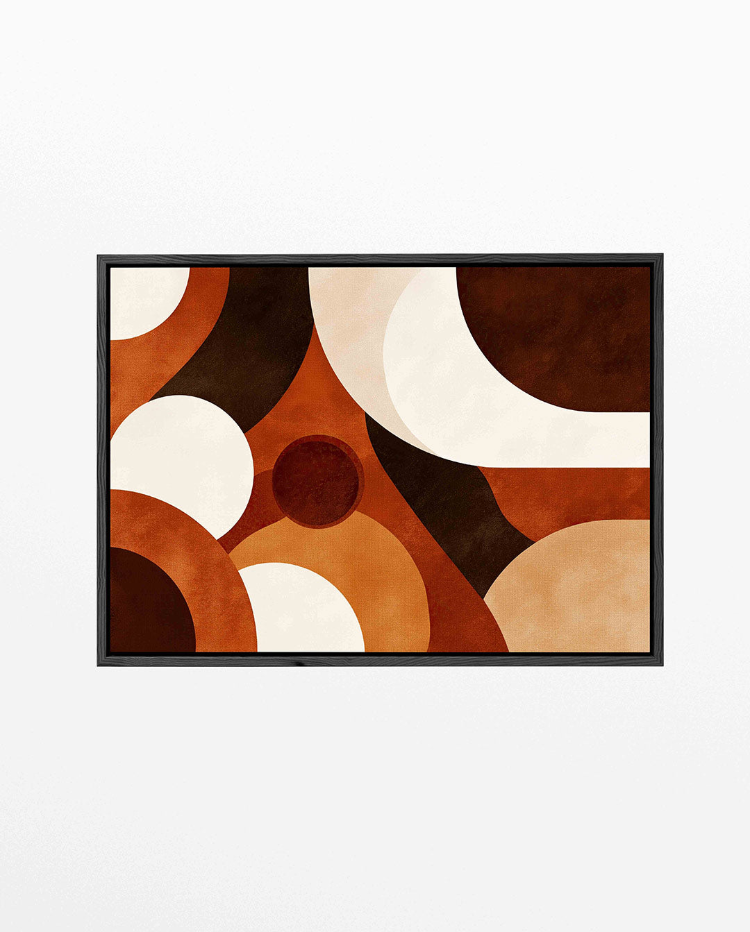 Organische vormen compositie – Cirkels – liggend wanddecoratie kunstwerk