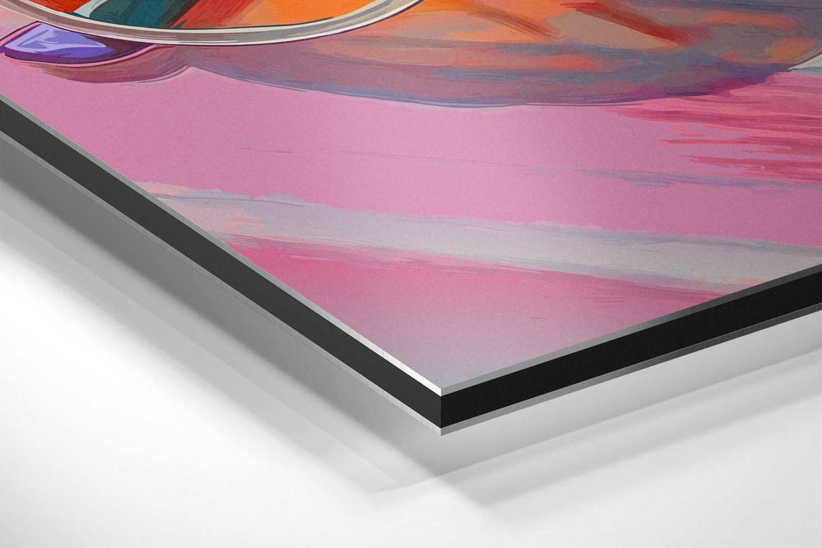Zonovergoten Zonnebrillen – canvas kunstwerk als wanddecoratie