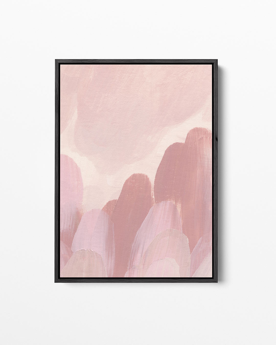 Zachte kleurencompositie – staand wanddecoratie kunstwerk
